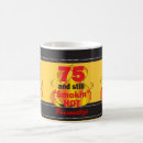 Search for 75 birthday gear mugs Typography