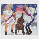 Search for christmas music wrapping paper Gnomes