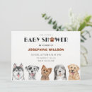 Search for puppy dog baby shower invitations Dogs