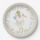 Search for mother goose plates Silly goose baby shower