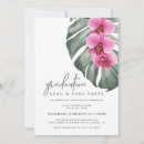 Search for foliage graduation invitations Watercolor floral