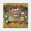Search for christmas truck magnets Vintage
