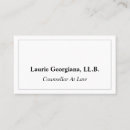 Search for counsellor business cards Elegant