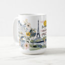 Search for bonjour coffee mugs Eiffel tower