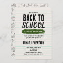 Search for back to school invitations Open house