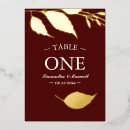 Search for burgundy table cards Fall