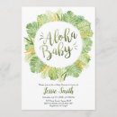 Search for aloha baby invitations Tropical