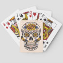 Search for sugar skull playing cards Floral