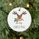 Search for rudolph christmas tree decorations Illustration
