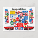 Search for driving test postcards Congrats