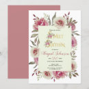 Search for dusty pink birthday invitations Typography