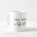 Search for love life mugs Inspirational quote
