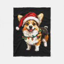 Search for pembroke welsh corgi blankets Santa