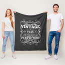 Search for 80th birthday blankets Vintage
