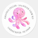 Search for marine baby shower stickers Under the sea