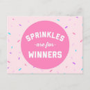 Search for winners postcards Typography