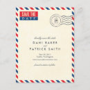 Search for airmail save the dates Red