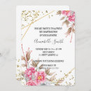 Search for pink confirmation invitations Gold