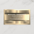 Search for gold border business cards Metal