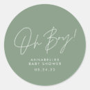 Search for oh boy baby shower stickers Script