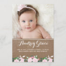 Search for rustic birth announcement cards Floral
