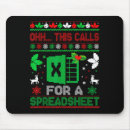 Search for spreadsheets mousepads Oh this