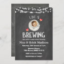 Search for beer bridal shower invitations Chalkboard