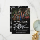 Search for fifties thank you cards Fifty