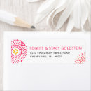 Search for unique flowers labels Typography