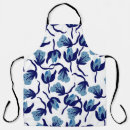 Search for blue floral wedding aprons Background