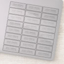 Search for clear wedding return address labels Elegant