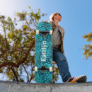Search for turquoise skateboards Pattern