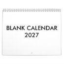 Search for blank calendars White