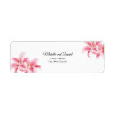 Search for stargazer lily return address labels Pink