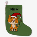 Search for orange cat christmas stockings Cats