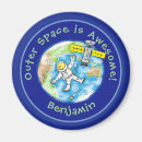 Search for satellite magnets Astronaut