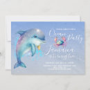Search for dolphin party invitations Mermaid