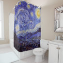 Search for fine art shower curtains Starry night