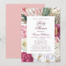 Search for elegant floral baby shower invitations Rustic
