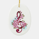 Search for music notes oval christmas tree decorations Musical