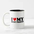Search for love my friends mugs Heart