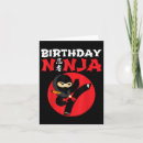 Search for ninja birthday cards Party