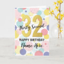 Search for 32nd birthday cards For her