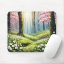 Search for pink flowering tree mousepads Forest