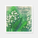 Search for lily of the valley napkins Birthday