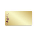 Search for blank gold return address labels Glitter