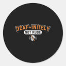 Search for hearing loss stickers Be kind asl