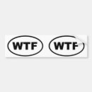 Search for wtf bumper stickers What