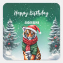 Search for christmas tiger stickers Xmas