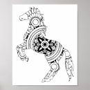 Search for black and white horse art Horses